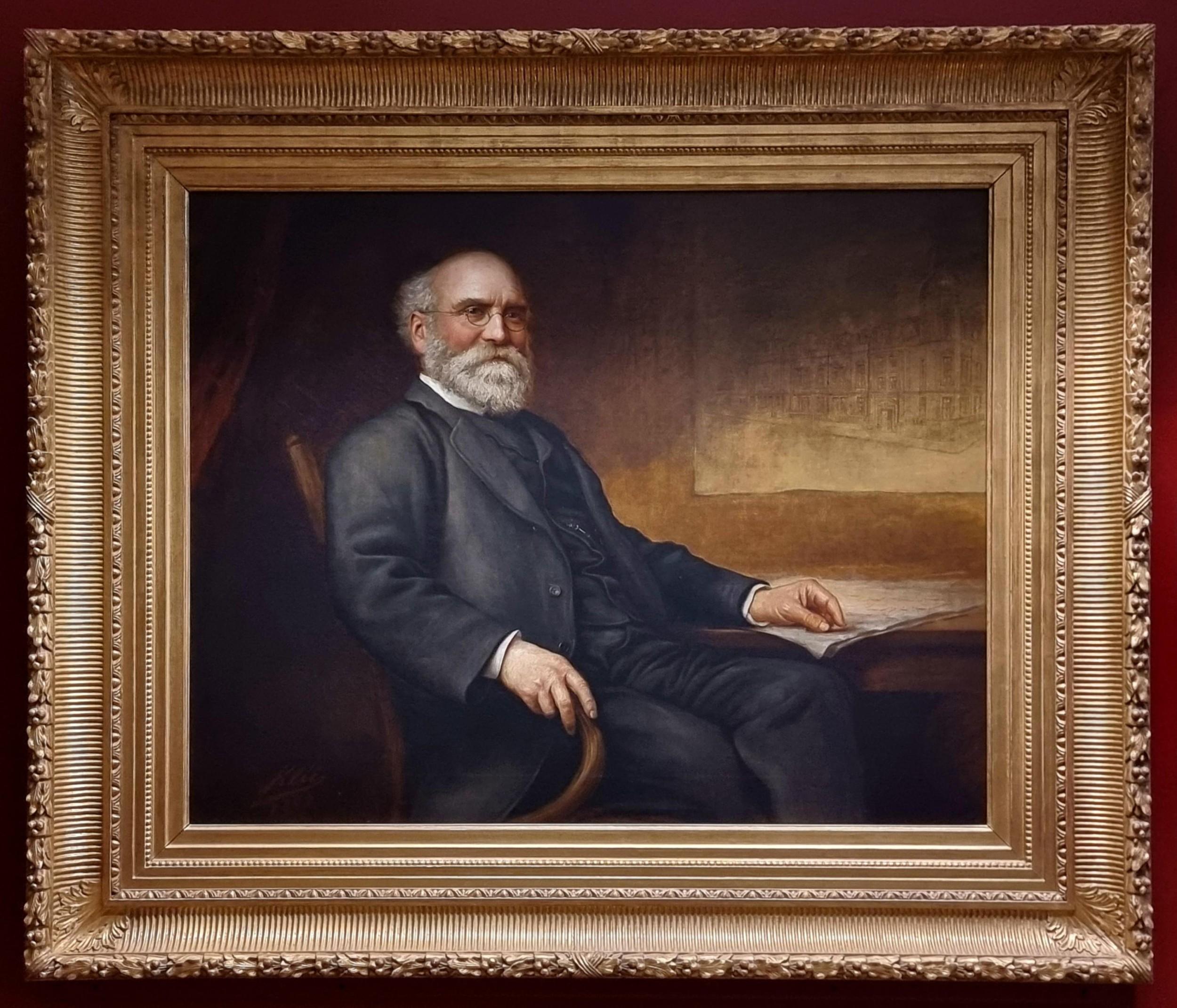 A Portrait Of Sir Thomas Storey By Karel Klic