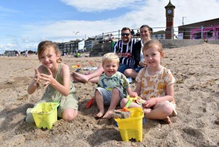 Family Days on Morecambe Beach by Darren Andrews