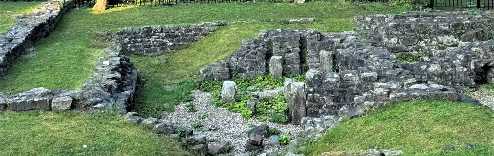 Roman Bath House and Wery Wall Remains by Rosalind ForsterRoman Bath House and Wery Wall Remains by Rosalind Forster