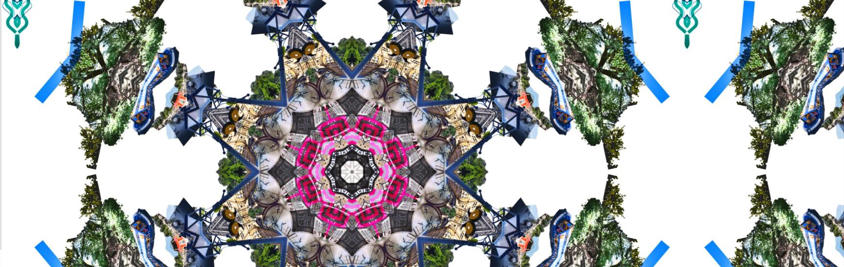 Pattern based on images from the local area
