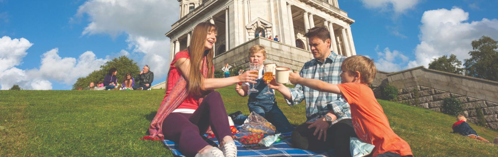 Having fun at Williamson Park