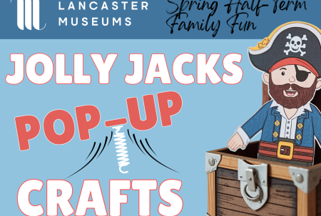 Graphic with pirate jack-in-a-box and activity title.