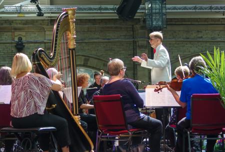 The Promenade Concert Orchestra Perform Music From The Shows At The Platform In Morecambe On May 18