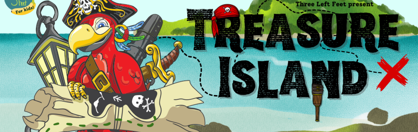 Treasure Island Ticket Banner