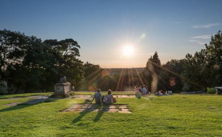 Williamson Park And Ashton Memorial Sunset Looking Over Lancaster City And Morecambe 7 