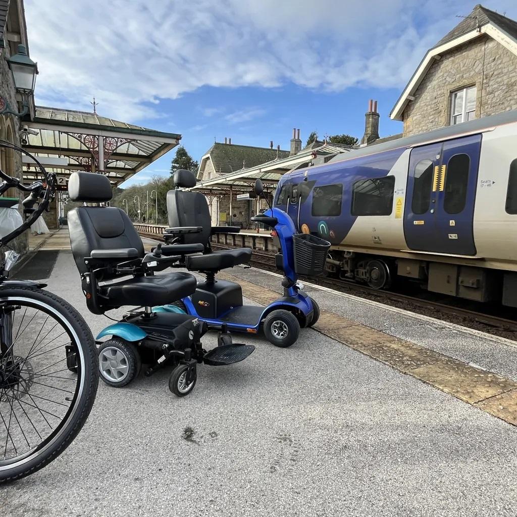 Amobility Scooters And E Bikes For Hire At Grange Active Travel Hub