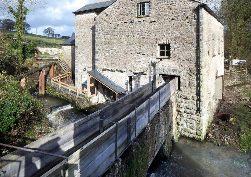 Heron Corn Mill A View Of The Mills Sluice