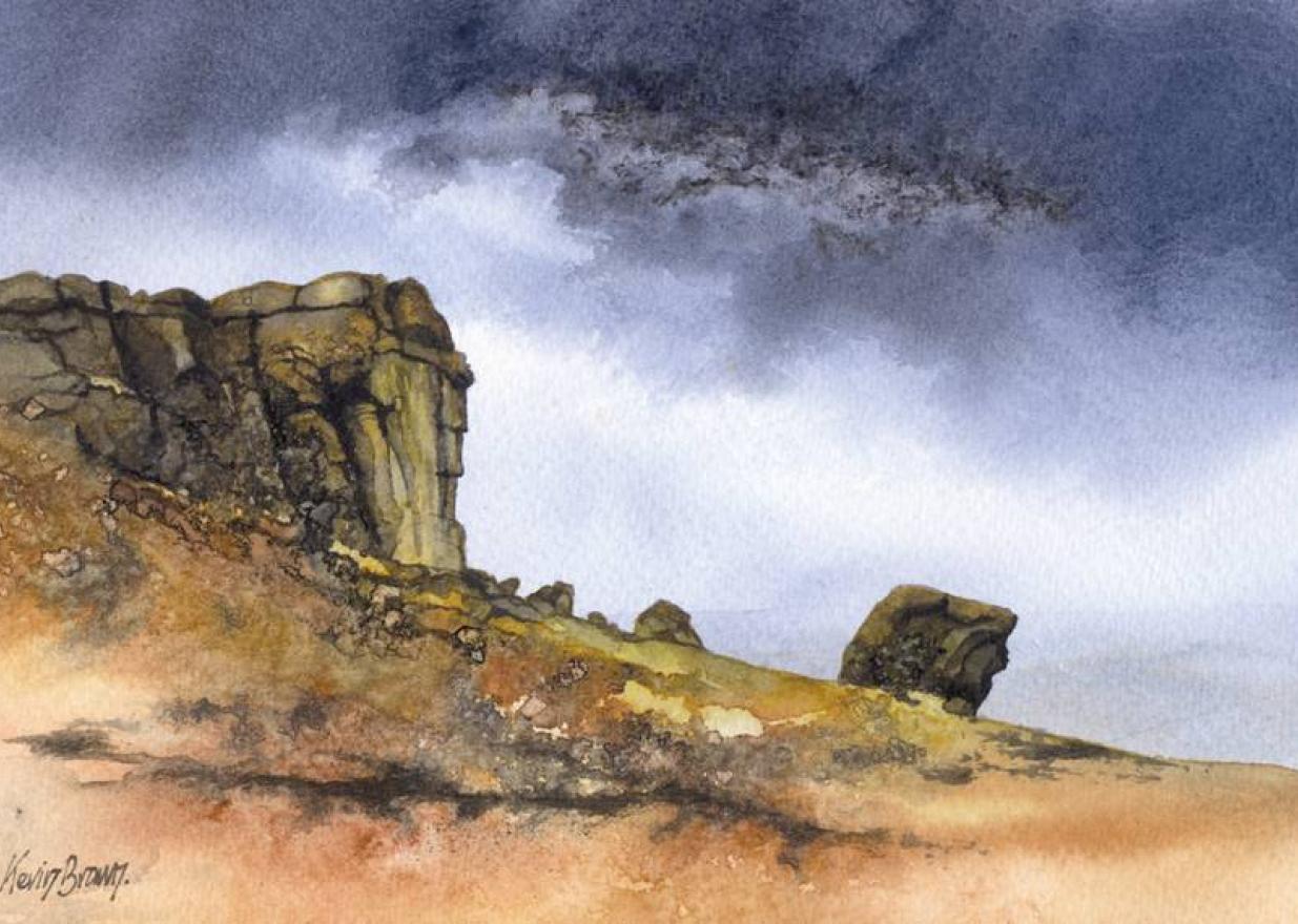Cow And Calf Rocks Near Ilkley 1