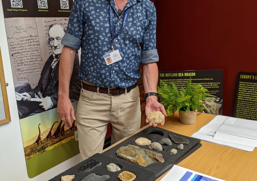 Fossil Handling Photo