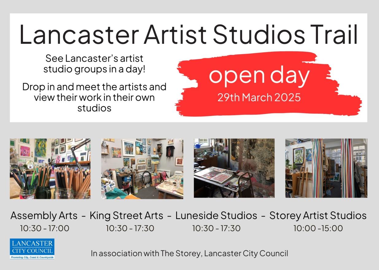 Lancaster Artist Studio Trail Flyer Landscape