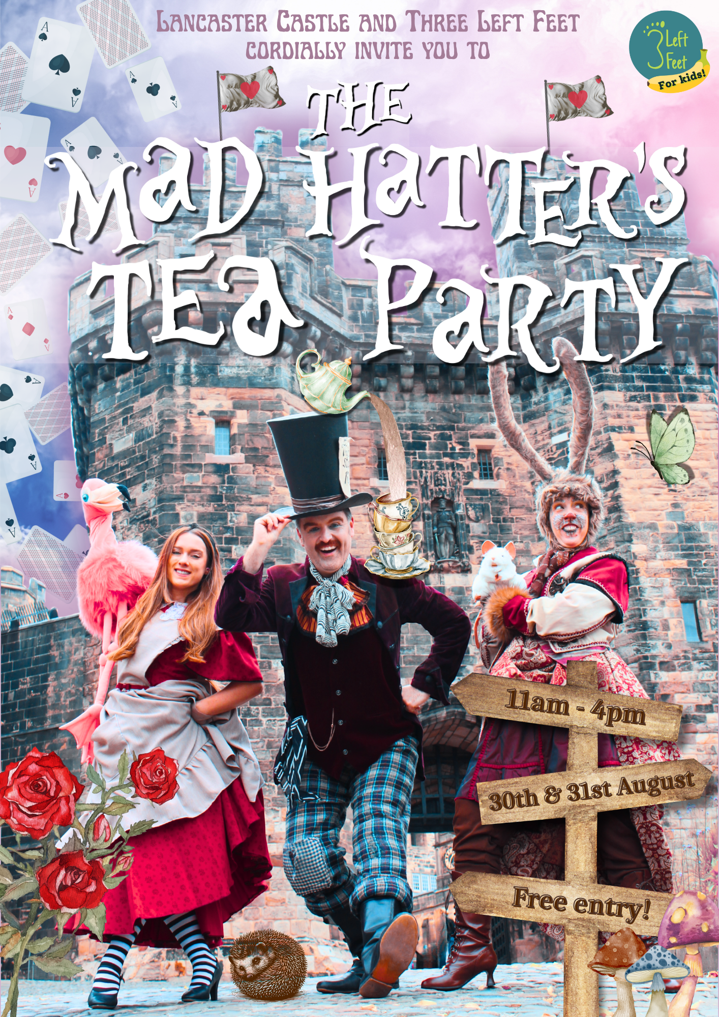 Mad Hatter S Tea Party Poster