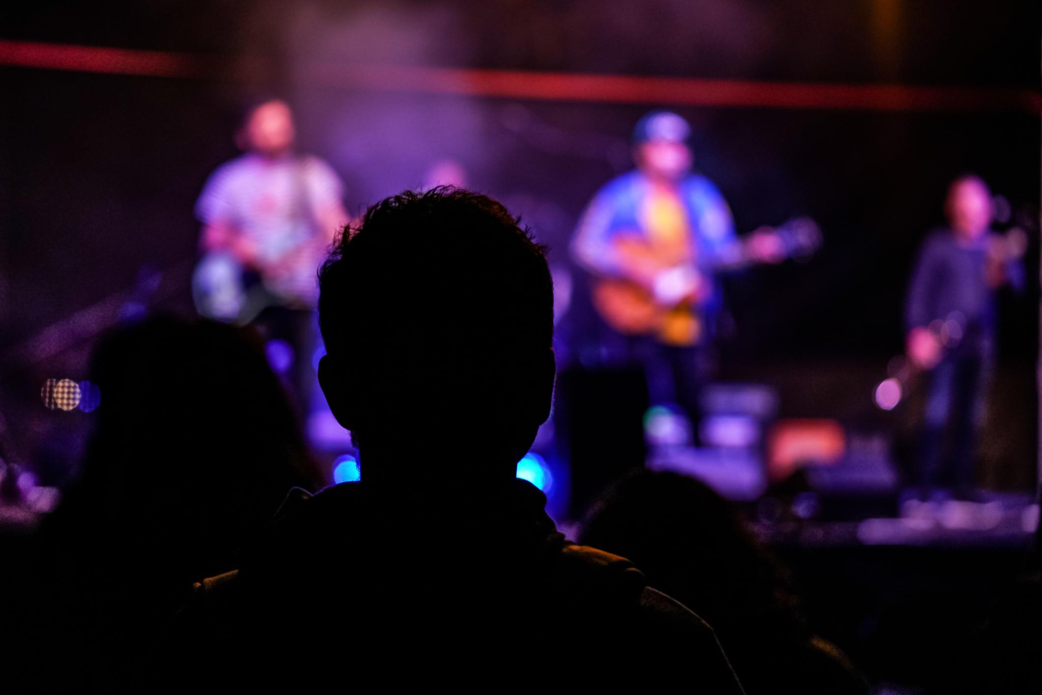 Man Watching Musicians In A Pub Morecambe Lancaster Music Festival By Luboslav Ivanko Dreamstime
