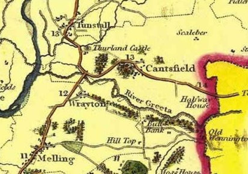 Placenames Talk Cantsfield Map 2 1