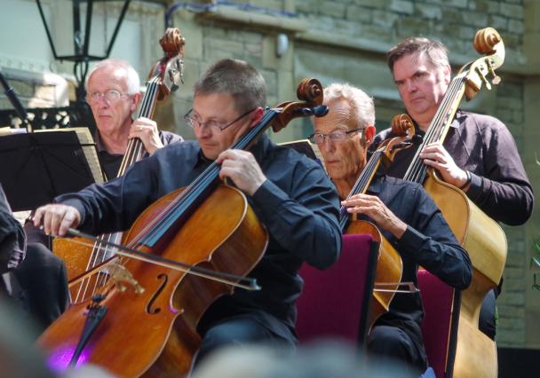 Promenade Concert Orchestra Cellos And Bass