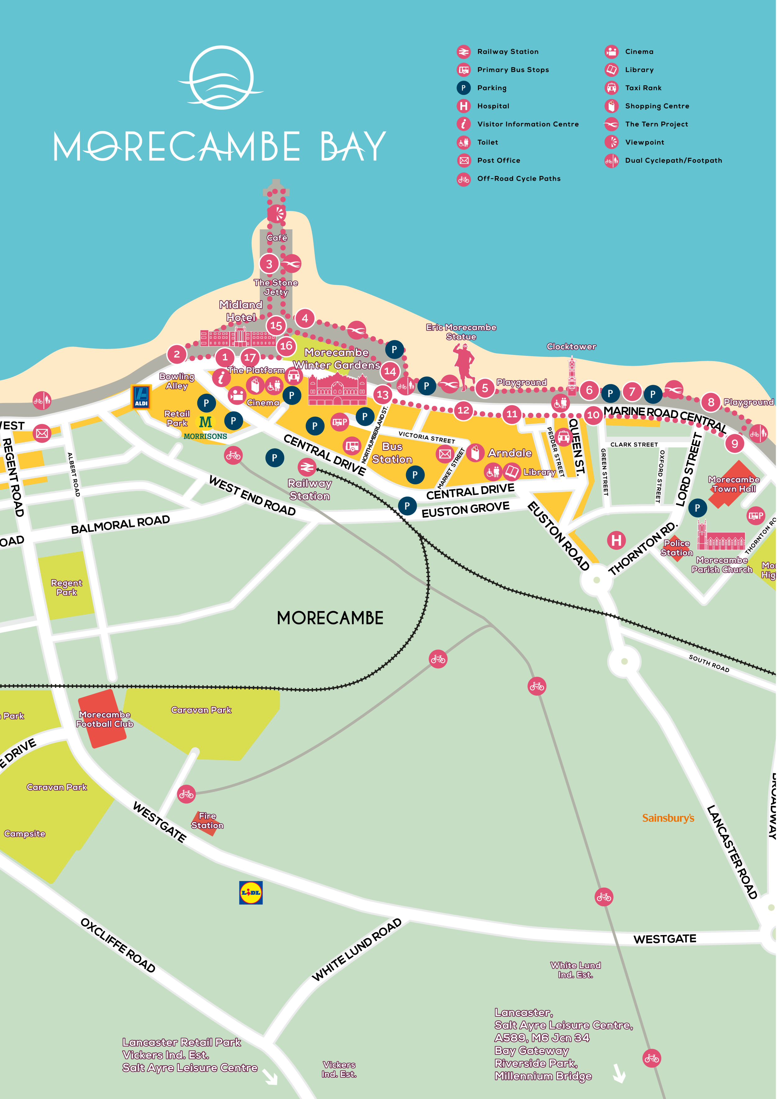 Morecambe Heritage Trail Map